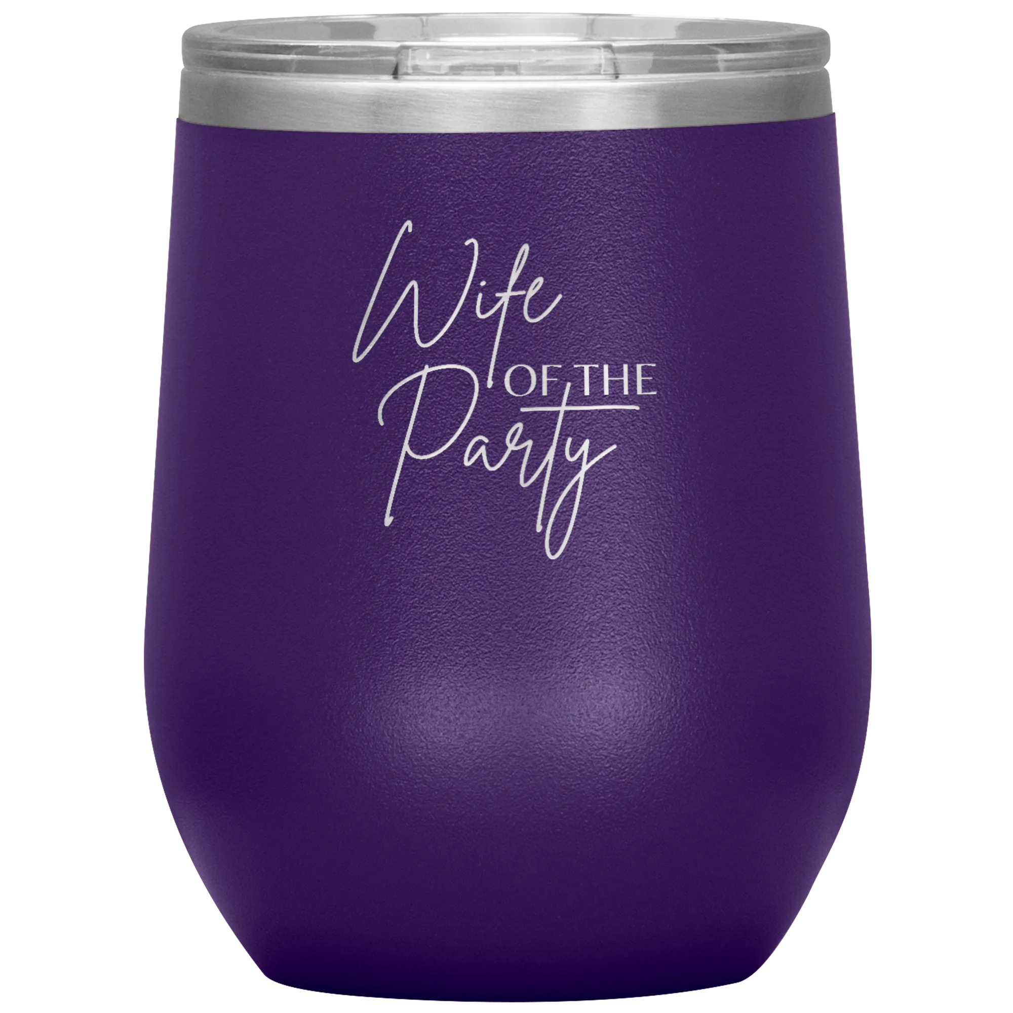 Wife of the Party Wine Tumbler