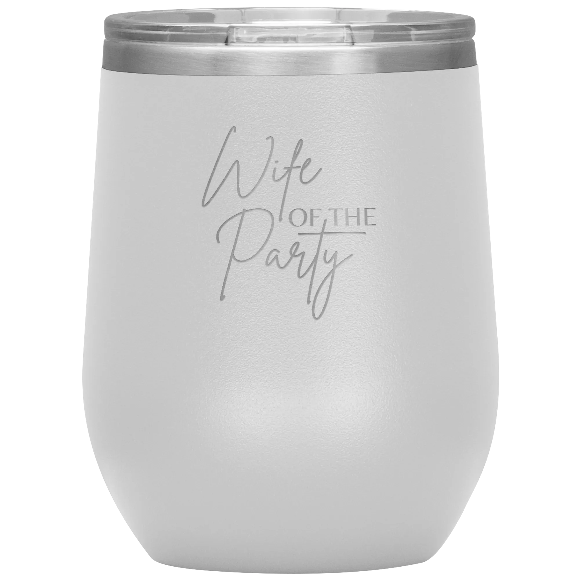 Wife of the Party Wine Tumbler