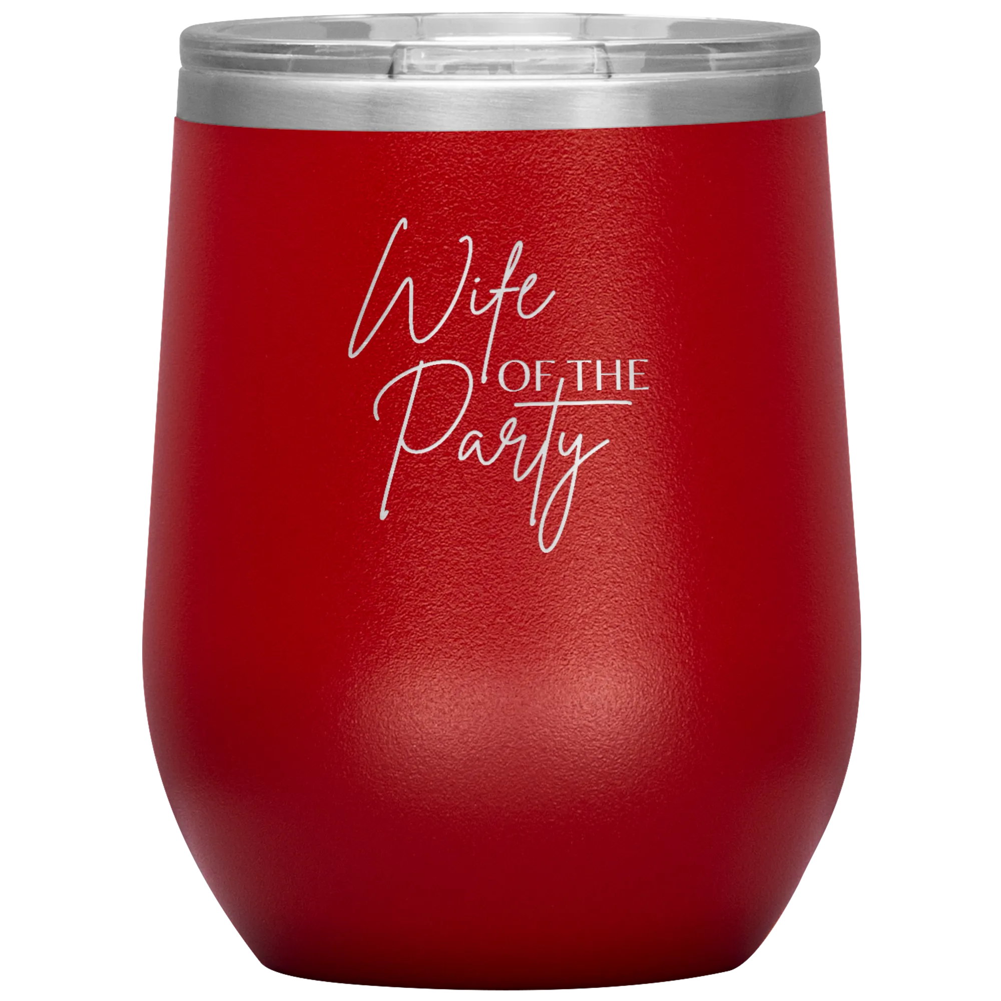 Wife of the Party Wine Tumbler