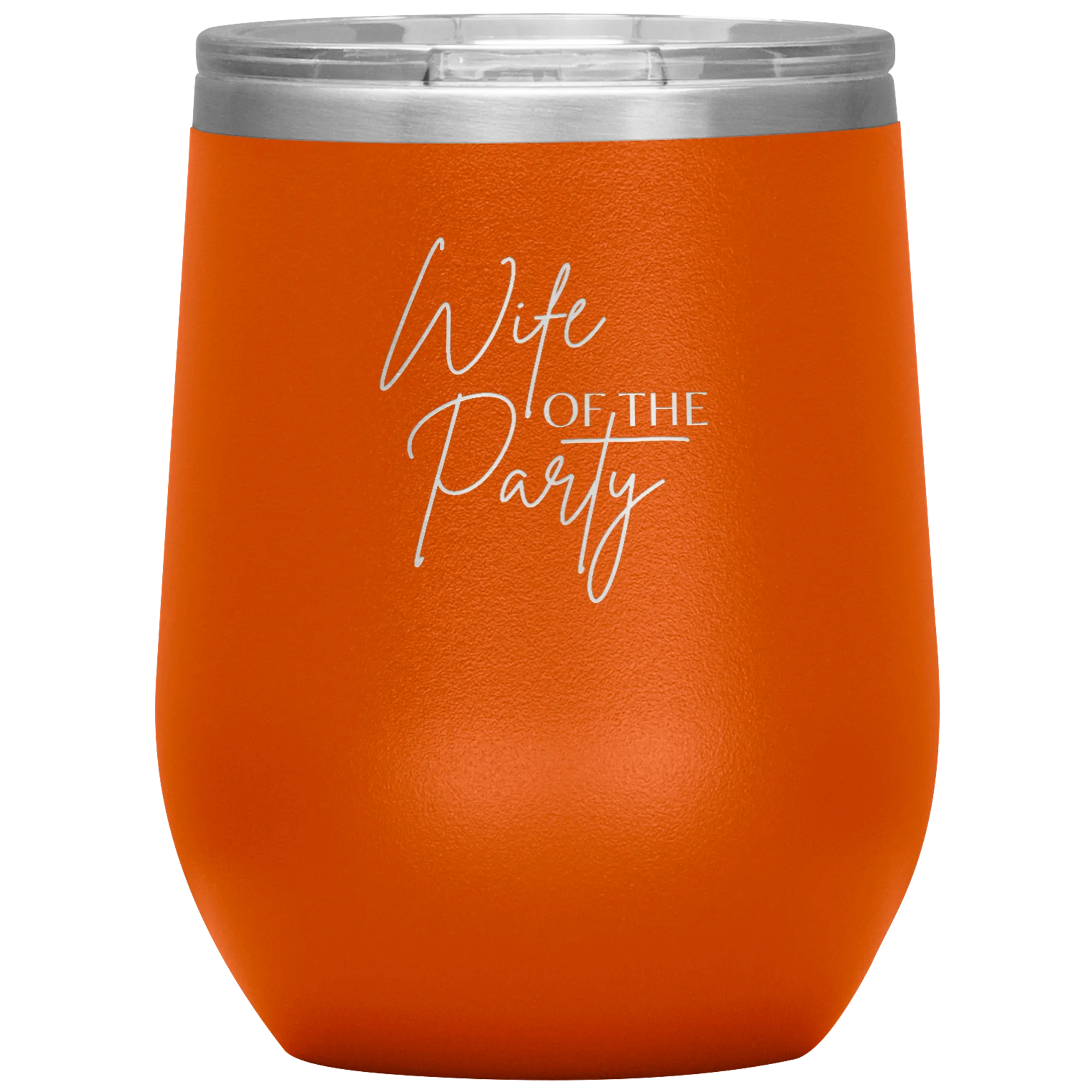 Wife of the Party Wine Tumbler