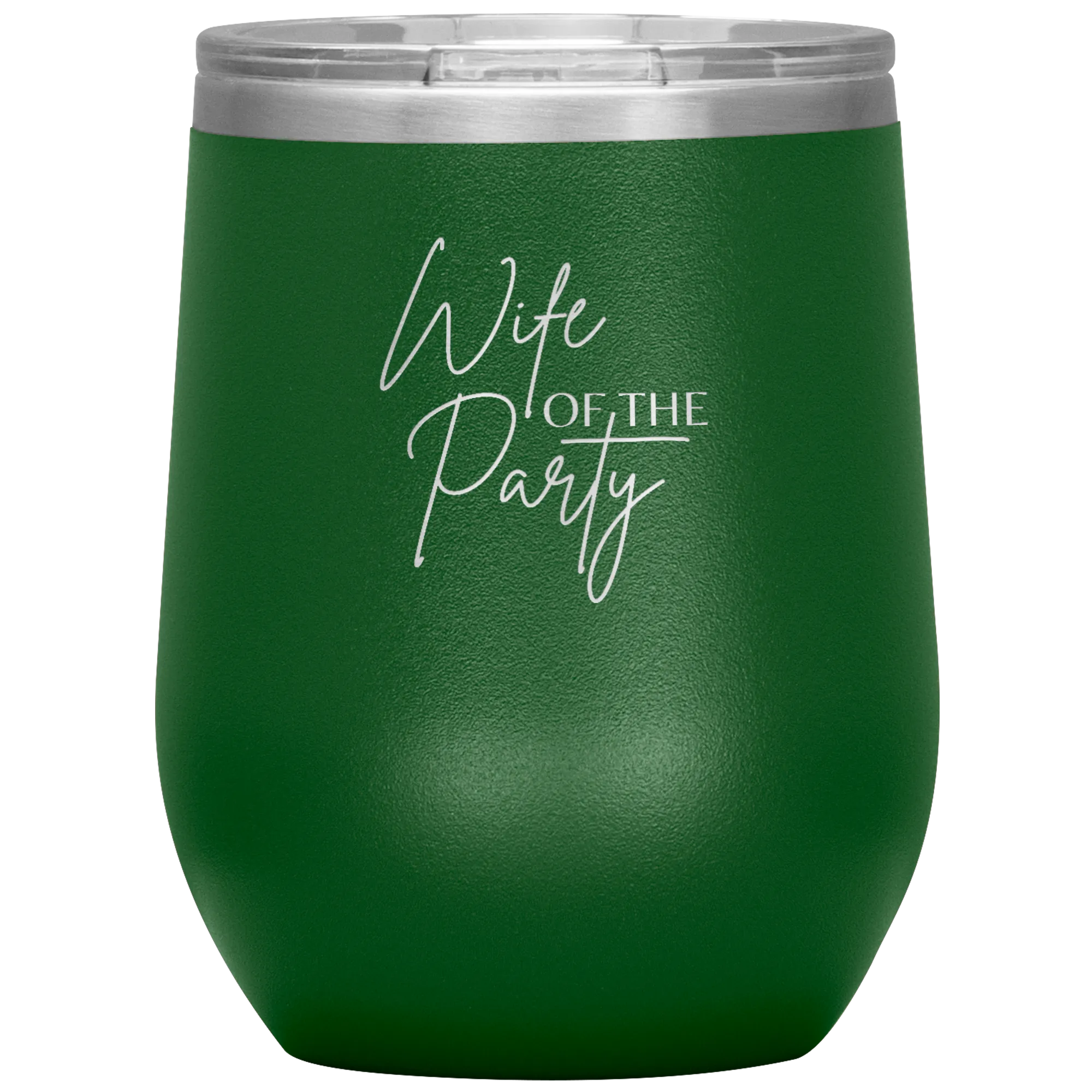 Wife of the Party Wine Tumbler