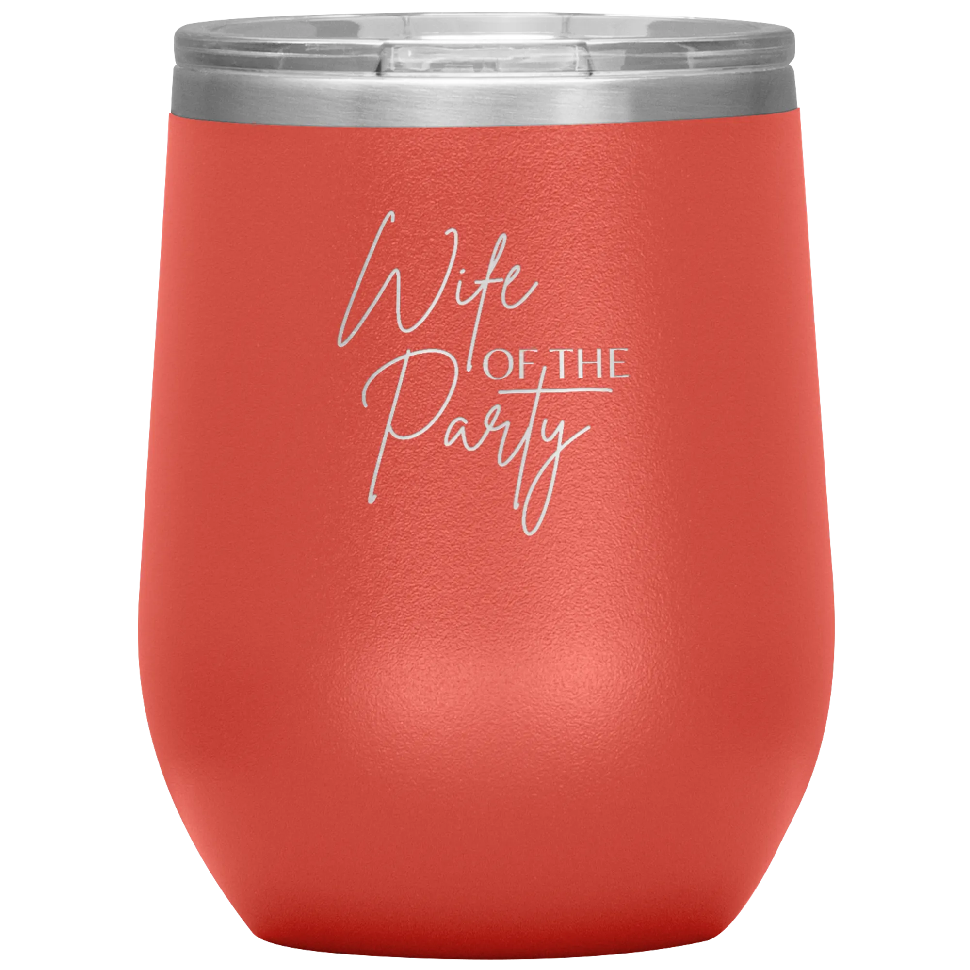 Wife of the Party Wine Tumbler