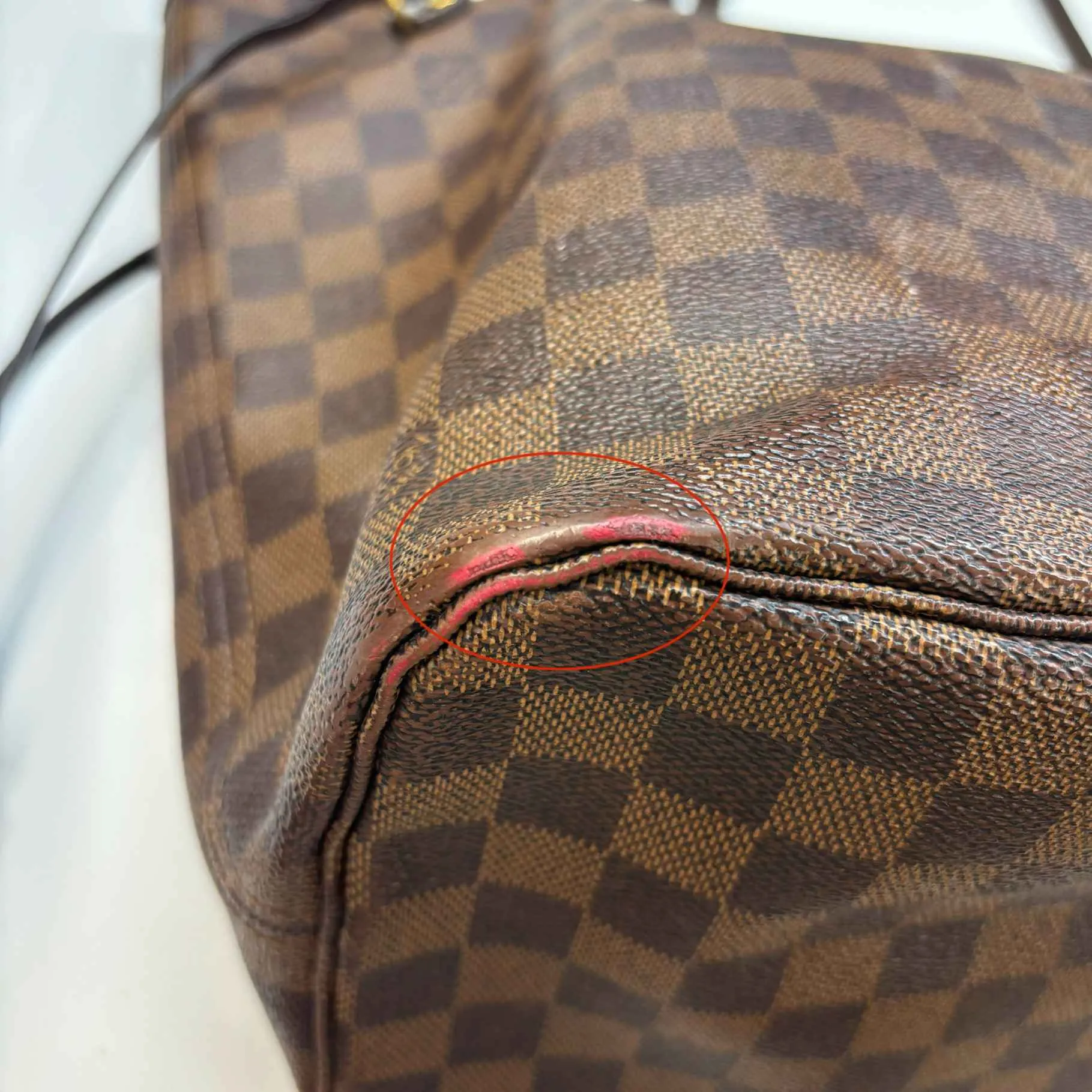 Women's Damier Neverfull Mm Tote Bag Brown