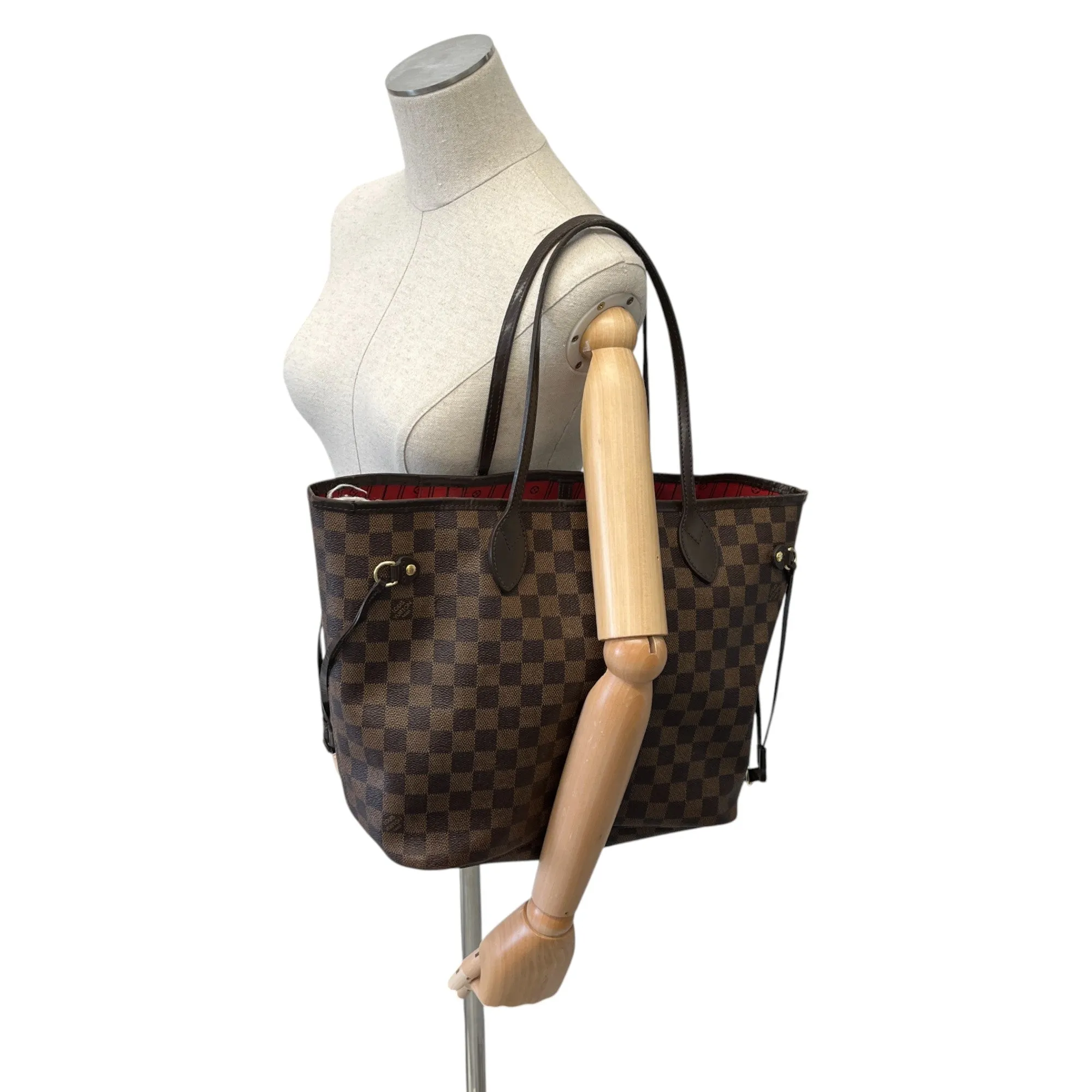 Women's Damier Neverfull Mm Tote Bag Brown