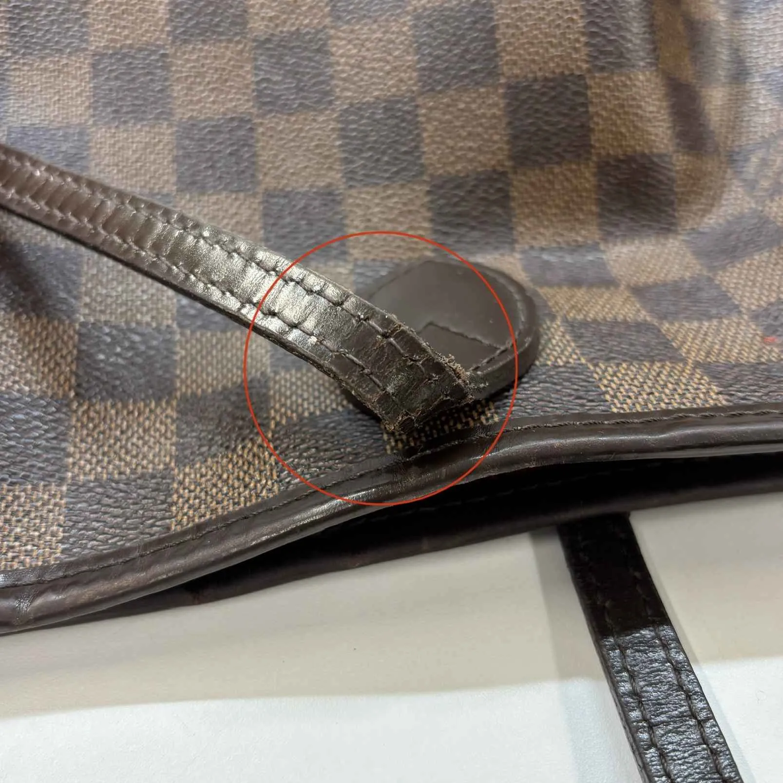Women's Damier Neverfull Mm Tote Bag Brown