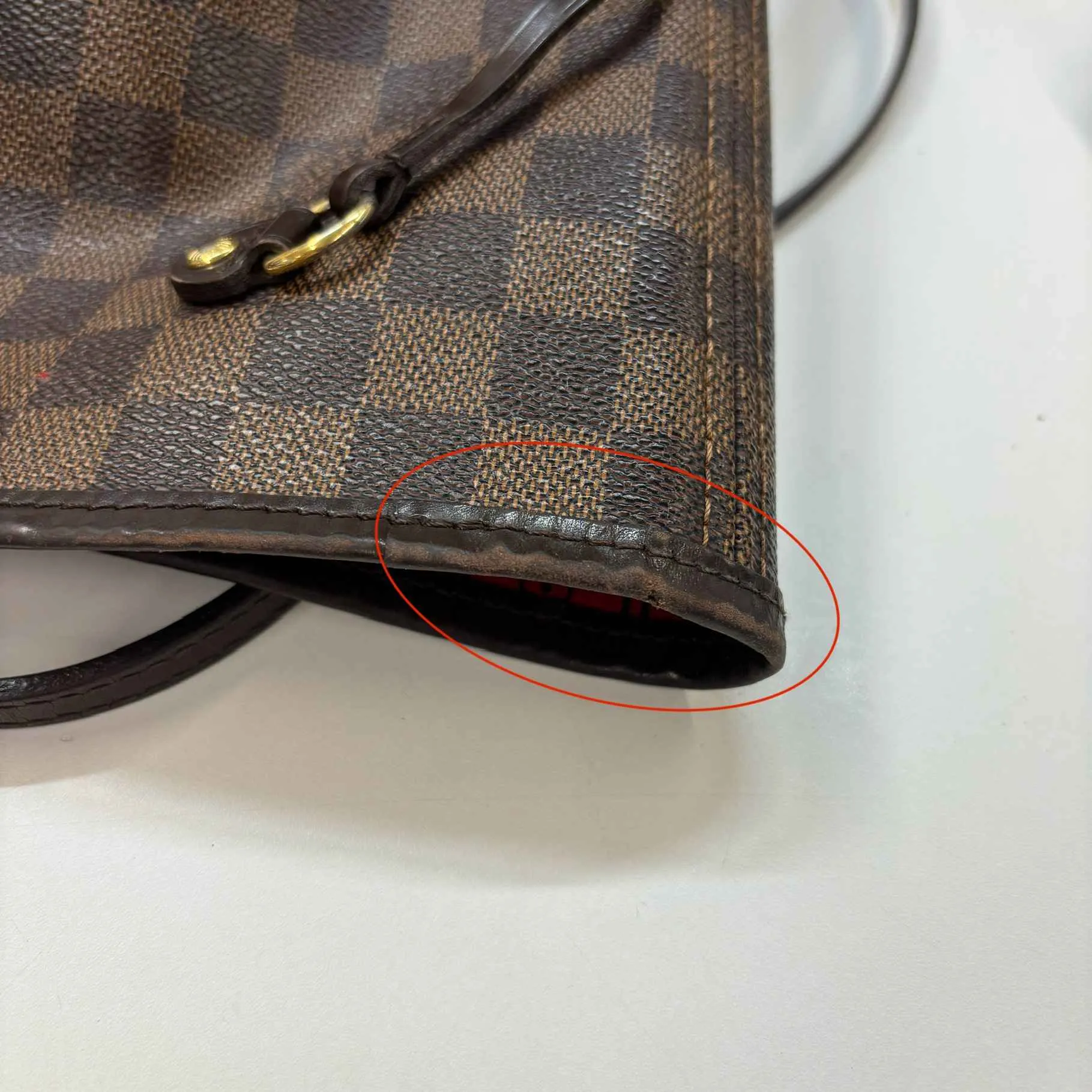 Women's Damier Neverfull Mm Tote Bag Brown
