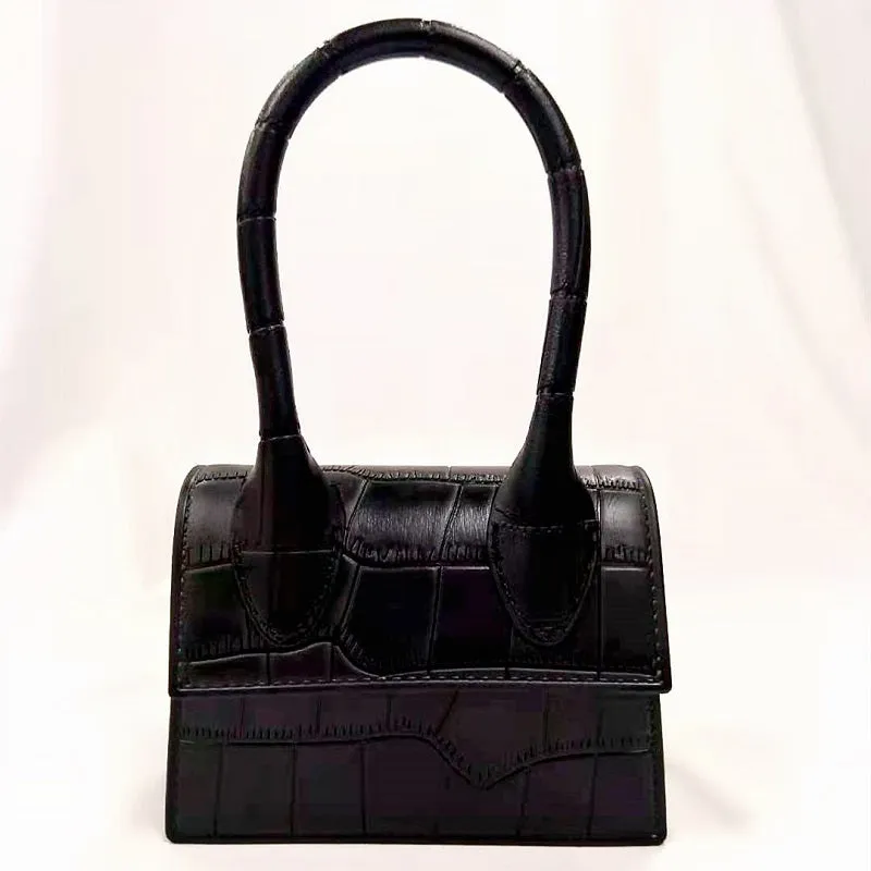 Womens Stone Pattern Mini Messenger Crossbody Chain Bag