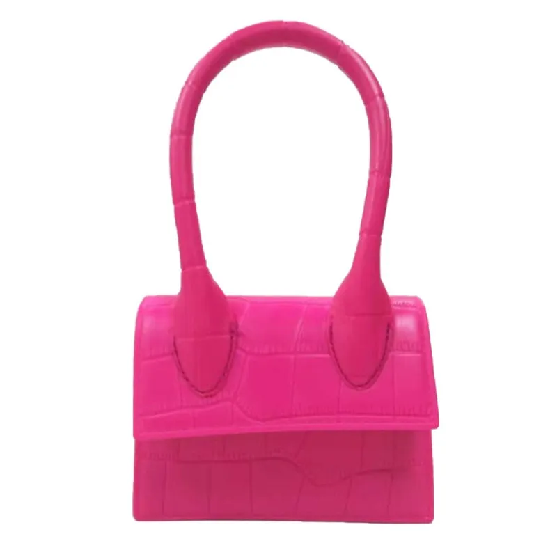 Womens Stone Pattern Mini Messenger Crossbody Chain Bag