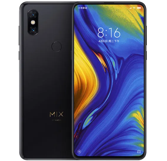 Xiaomi Mi Mix 3 Smartphone 6GB 128GB Snapdragon 845 Octa Core  24.0MP Front Camera Wireless Charging  Black