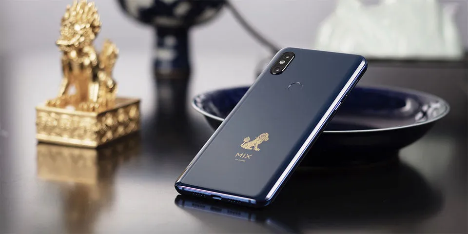 Xiaomi Mi Mix 3 Smartphone 6GB 128GB Snapdragon 845 Octa Core  24.0MP Front Camera Wireless Charging  Black