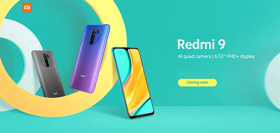 Xiaomi Redmi 9 global rom Smartphone  6.53"" Display 5020mAh Battery Redmi9 Mobile Phone green_4 64G
