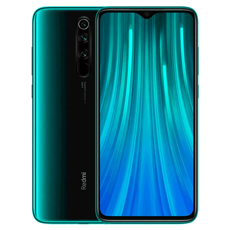 Xiaomi Redmi Note 8 Pro Smartphone MTK Heilo G90T 18W Quick Charge 64MP Camera 4500 mAh NFC 6.53"" Electro-optic gray_6 128G