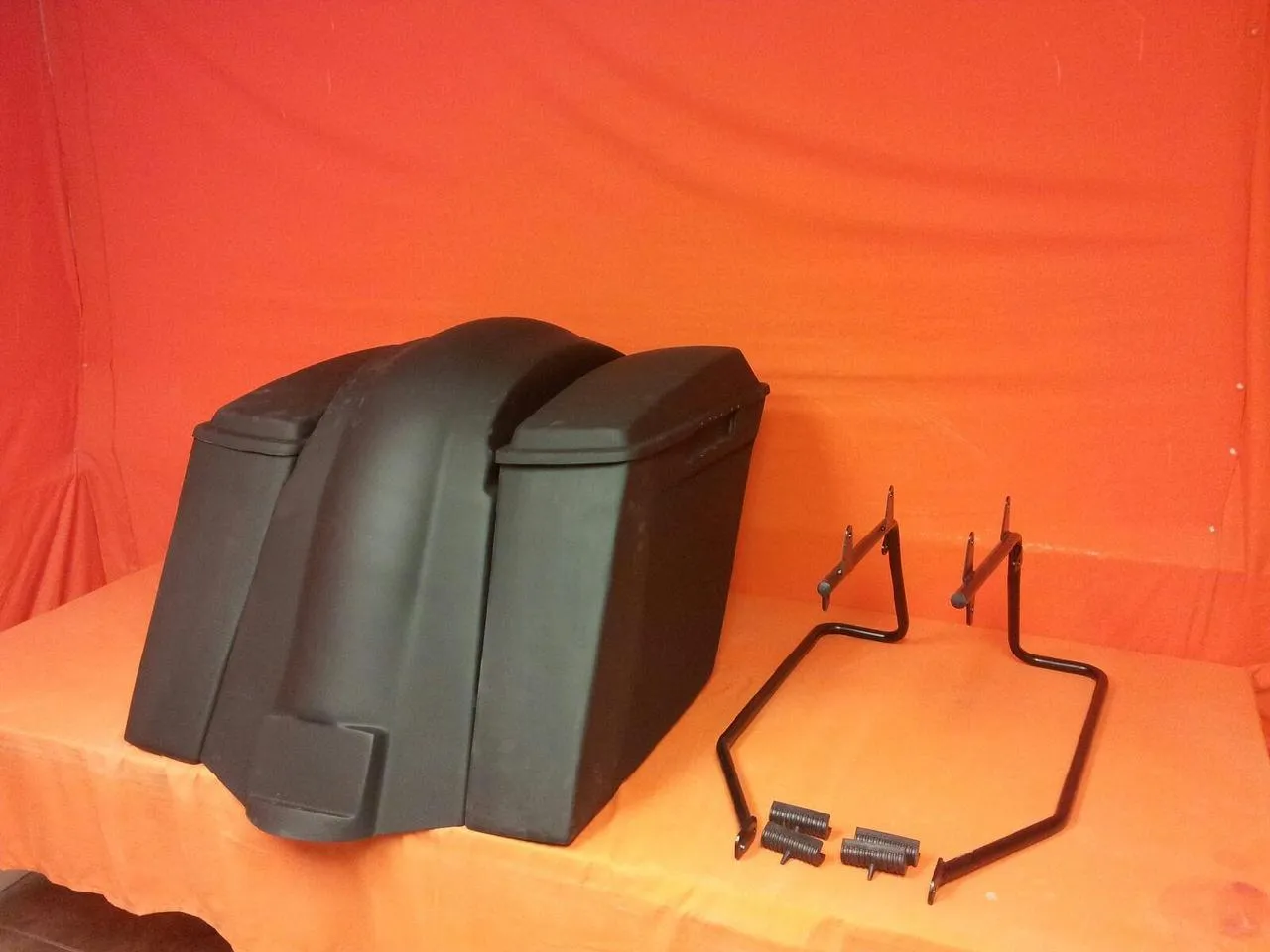 Yamaha Roadstar 1999-2007 Extended 6" Stretched Saddlebags w/ Lids and Rear Fender