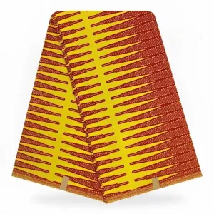 Yellow Pentagon  Print Wrinkle Free Cotton