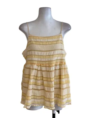 Yellow Striped Top