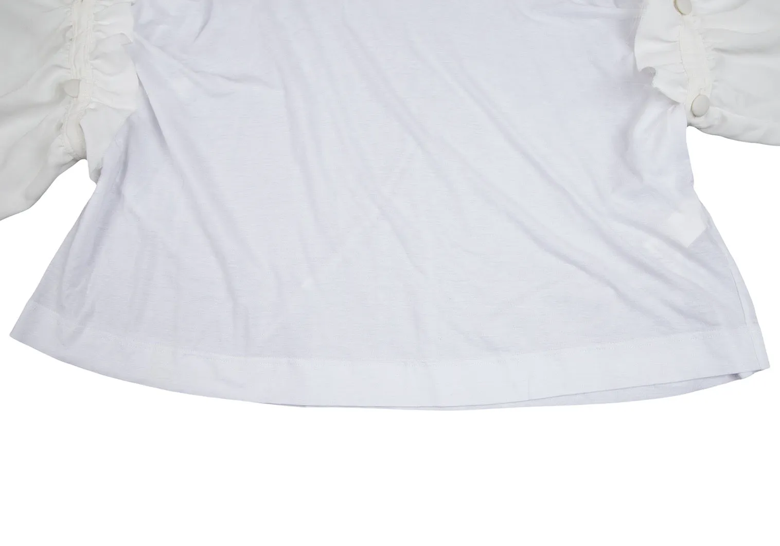 Yohji Yamamoto Japan. TAKESHI KOSAKA by Y's Pink Label White Removable Sleeves Shirt
