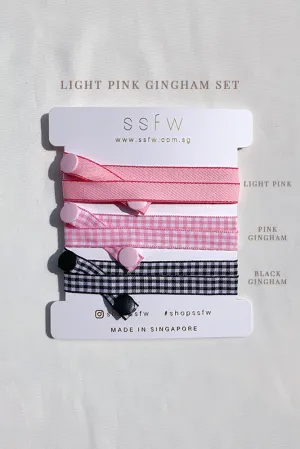 Your Daily Mask Strap - Gingham Edition (Set of 3)
